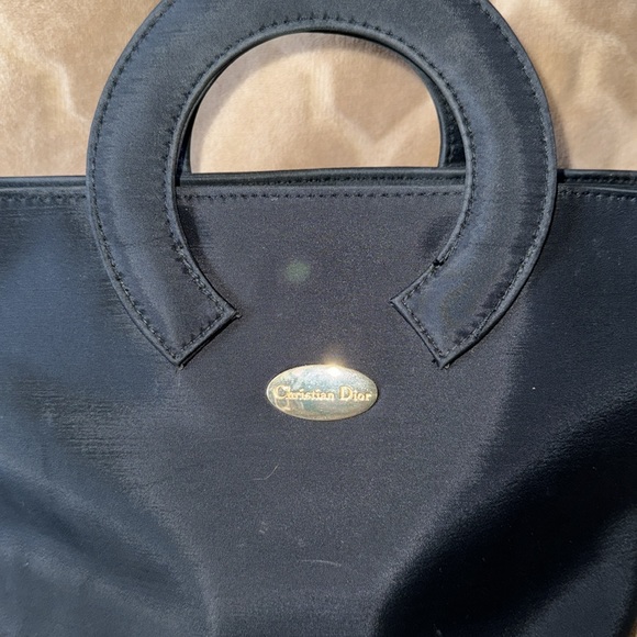 Dior Black Clutch with Gold Accent - Picture 2 of 9